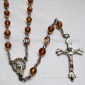 PLastic rosary bead chain with Mary center